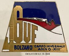BOLZANO CAMPO INVERNALE GUF A.XIII° 1935 DIST. GRUPPI UNIVERSITARI GARE SPORTIVE picture