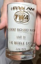 Pan AM TWA 1974 Nixon Visit to Middle East Israel 4-3/4