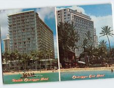 Postcard The Waikiki Outrigger Hotels Honolulu Hawaii USA picture