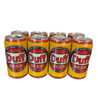 The Simpsons Duff Beer Cans Set Of 8 Open Brewed In Australia 375ml Vintage picture