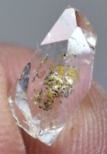 Size 11x5x4mm  2.20 carat fluorescent PETROLEUM Diamond Quartz @PAK 51(14) picture