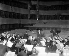 British composer and conductor Sir Thomas Beecham at a rehearsal a - Old Photo picture