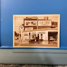 Indian Trails Texaco Garage-vintage Painting Postcard picture