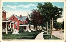Officers Road Fort Ethan Allen Vermont VT Divided Back Postcard UNP Vintage picture
