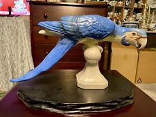 Amazing Large Vintage Royal Dux Bohemia Figurine Czech Republic parrot 53 picture