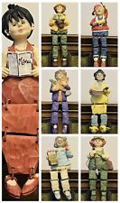 Set Of 7 Vintage WMG Old Ladies Shelf Sitters Resin Figurines Collectible picture