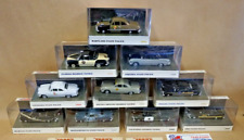 10 POLICE PATROL CARS 1949 Ford 1:43 Die-Cast, Original Boxes, Never Displayed picture