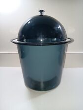 Vintage MCM Blue Lucite Ice Bucket Atomic Blue Retro Barware picture