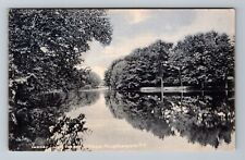 Poughkeepsie NY-New York, Vassar Lake, Vassar College Vintage Souvenir Postcard picture