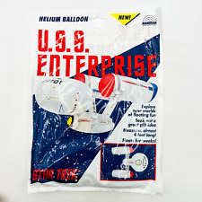 Rare Vintage Sealed 1994 Star Trek NCC-1701 Enterprise Helium Balloon 4ft Long picture