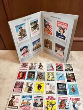 1943 Mini COLOR Lithographed Famous WAR POSTERS ALL 50 posters + Extra Insert picture