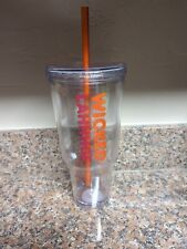 Dunkin’ Donuts 2024 Wicked Lahhhge Large Acrylic Travel Tumbler Cup 40oz Huge picture