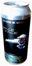 Unique  Beer Can  Space Astronaut Great Art Work empty opened from bottom picture