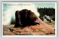 Yellowstone National Park, Giant Geyser Crater, Series #4403, Vintage Postcard picture