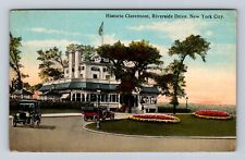 New York City NY-New York, Historic Claremont, Riverside Drive Vintage Postcard picture