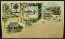 RARE Postcard Private Mailing Card Harbor Springs Michigan Posted picture