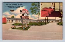 Richmond VA-Virginia, Patrick Henry Motel Advertising, Vintage Postcard picture