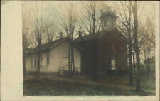 RPPC Tinted ~ Hillsdale Michigan? ~ to DeFresne Reading MI ~ 1918 photo postcard picture