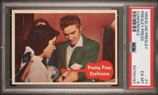 1956 Topps Elvis Presley #7 Presley Press Conference PSA 6 ORIGINAL OWNER picture