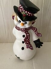 Vtg Byron Mold 1971 Snowman Ceramic Mold Hobbyists 11” picture