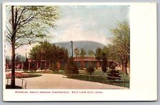 Exterior Great Mormon Tabernacle Salt Lake City Utah Church Chapel VNG Postcard picture