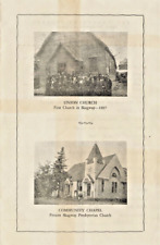 SKAGWAY ALASKA~First Presbyterian Church Founded 1897~6 pg 1947 Program/History picture
