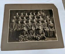 Antique Photo CLASS 1916 Group School McKees Rocks Photographer Large Vintage picture