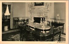 Mt Vernon VA-Virginia, The Dining Room Vintage Souvenir Postcard picture