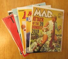 Lot of *6* 2016 TRUMP Mags 3 MADS•Coloring Book•NEW REPUB•TIME Parody *UNREAD* picture