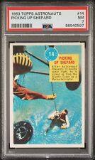1963 Topps Astronauts 3D # 14 Picking Up Shepard PSA 7 NR-MINT picture