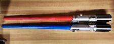 2004 Star Wars Lightsabers Red And Blue LFL Hasbro Anakin Skywalker Darth Vader picture