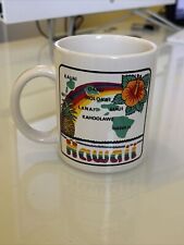 Hawaii Vintage 1980s Rainbow Color Mug picture