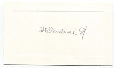Harold C. Gardiner Signed Card Autographed Signature Author  picture