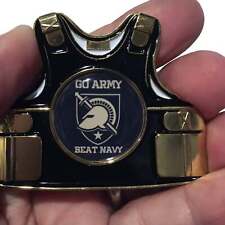 US Army Beat US Navy Body Armor Challenge Coin 2.5” Army Navy Game picture