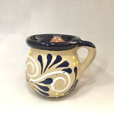 Vintage Earthenware Jarrito Clay Pottery Collectible Mexican Folk Art Mug picture
