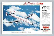 TWA Jetstream, Scenic View, Planes, Transportation, Vintage Postcard picture
