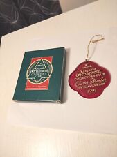 Hallmark Keepsake 1991 Ornament Collector's Club Charter Member 5 Years picture