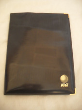 AT&T Calculator Folder From 1980 s But NEW Salesman Sample w/ Gold Embossed Logo picture
