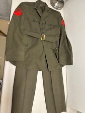 US Military Mens Suit Wool Gaberdine Contract No. SP0100-95-D-0351 picture