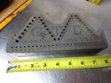 Vintage GTD Drill Bit Index Holder GREENFIELD MASS USA 1-6o Numbered. picture