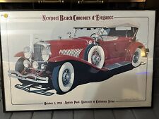 1986 Newport Beach Concours D'Elegance Hand Signed Harold Cleworth Rolls Royce picture