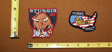 STURGIS  PATCHES 2002 & 2011 picture
