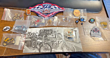 Vintage Lot Of 17 BMW Motorcycle, AMA & Other Racing Pins. Most in Sealed Packs. picture