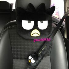 2pcs Cool Badtz Maru Auto Car Neck Pillow Headrest Seat Belt Cover Shoulder Pad# picture
