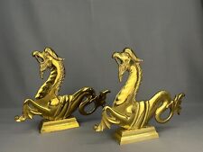 Pair of Italian Venetian Brass 11 3/4