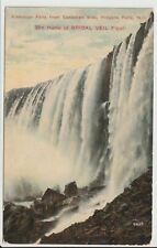 1912 Bridal Veil Flour Advertising Card Niagara Falls NY American Falls POSTED picture
