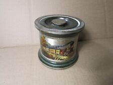 Vintage Ceramic Porcelain  Comoy's of London Humidor w/ Steam Train Scene picture