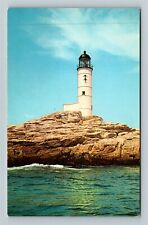 White Island NH-New Hampshire Isles Shoals Light Lighthouse Vintage Postcard picture