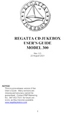 Collection of Regatta Jukebox Manuals on a CD - see description for details picture