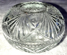 vintage KIG malaysia dish depression glass candy dish, 4” picture